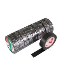 Adhésifs noir électricité (x10 rouleaux)