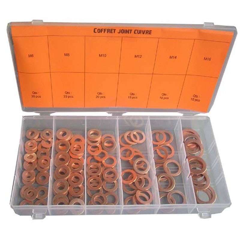 Coffret de joint cuivre