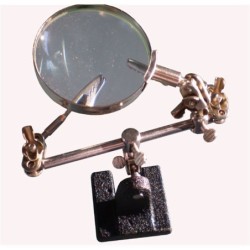 Loupe avec 2 pinces