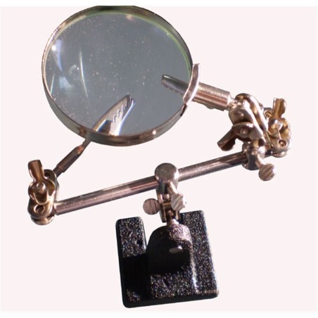 Loupe avec 2 pinces