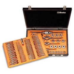 Coffret bois tarauds filieres PROMO