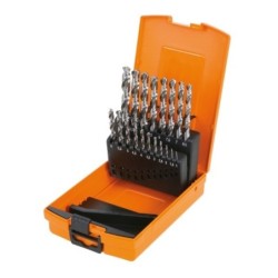 Coffret de 19 forets en acier HSS PROMO
