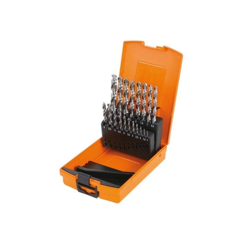 Coffret de 19 forets en acier HSS PROMO