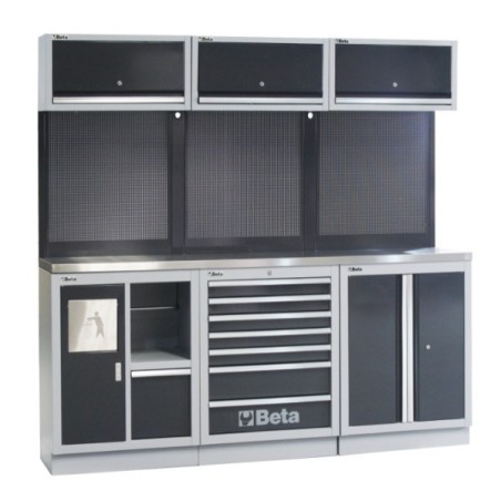 Composition mobilier d'atelier BETA C45/AX